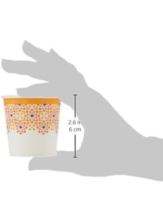 Hotpack كوب ورقي بتصميم موسم 2023 من هوت باك جدار واحد سعة 4 أونصات 50 قطعة - Image 5