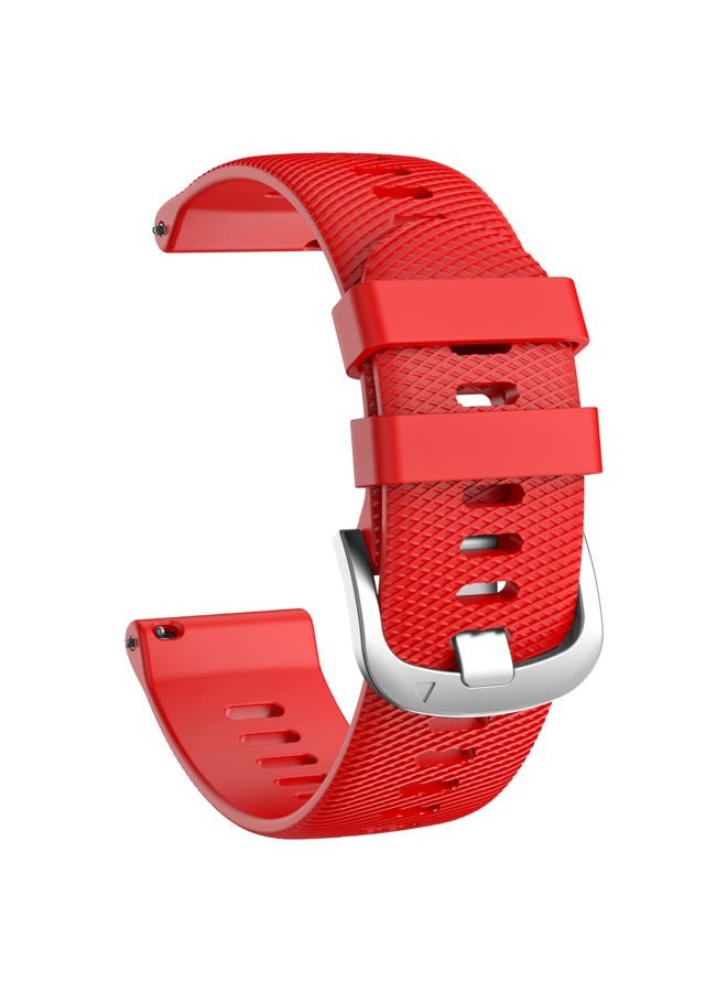 OVERSTEP Compatible with Garmin Vivoactive 4/Active, 22mm Soft Silicone Replacement Strap for Samsung Gear S3 Classic/S3 Frontier/Galaxy Watch 46mm/Galaxy Watch 3 Watch/Huawei Watch GT - Image 2