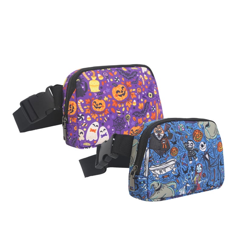 Versatile Storage Bag, Outdoor Sports Phone Bag, Unisex Crossbody Casual Trendy Bag, Fashionable Printed Waist Bag, Portable - Image 4