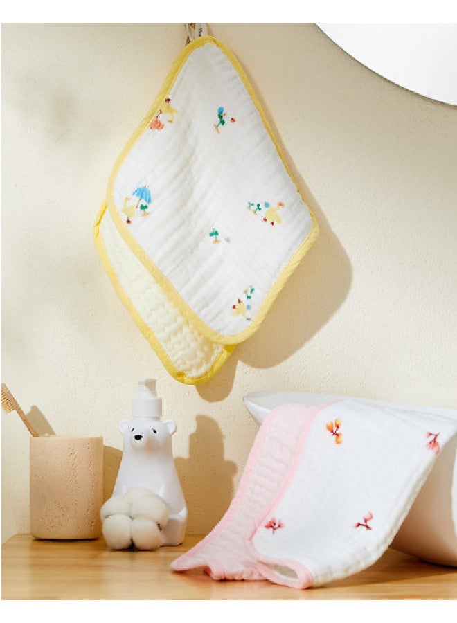 purcotton In-store Item】infant Washed Gauze Handkerchief, Baby Soft Facial Towel, Gentle On Skin, Highly Absorbent Washcloth - Image 1