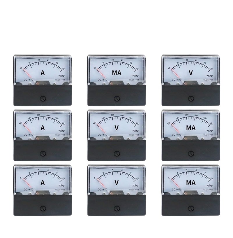 DH 670 مللي أمبير تيار مستمر مؤشر تمثيلي مللي أمبير 50 مللي أمبير حجم ميكانيكا تمثيلية لوحة طاولة أميتر - Image 2