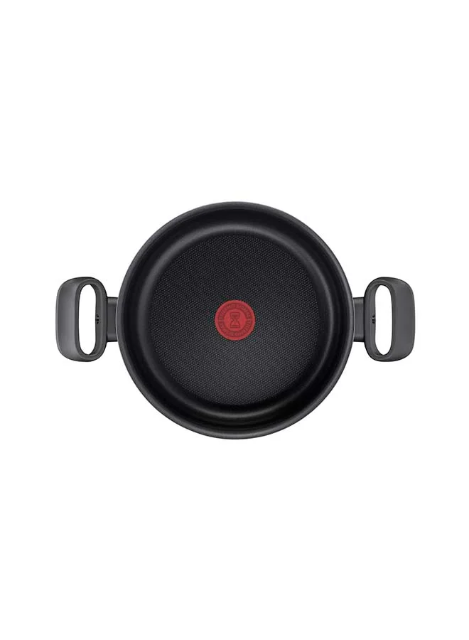 Tefal G6 Tempo Flame 30 Dutch Oven with SS Lid, Non-stick, Red, Aluminium, C3045483