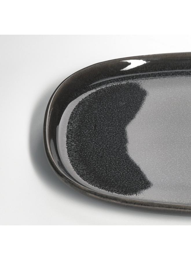 Zaboon Plate, Dark Grey, 31X19 Cm - Image 2