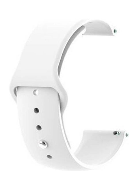 Silicone Watch Band For- Huawei Watch GT4 2023 46mm/GT3/GT3 Pro/GT2/GT 46mm/GT2e/GT Runner/Huawei Watch 3/3 Pro /GT5/GT5 pro 2024 46mm -,Stap 22mm Anti-Shatter Strap - WHITE