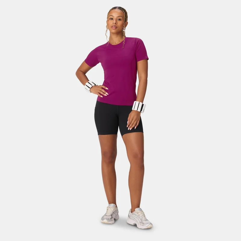 Fabletics Purple Women's Feather Tech+ Training Top for Women | Best Price UAE