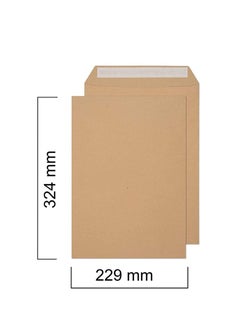 MARKQ A4 Brown Envelopes, 324 x 229 mm Self Sealing Mailing Envelope for Posting mailing Home Office and Ecommerce, 80gsm, pack of 50  - Image 2