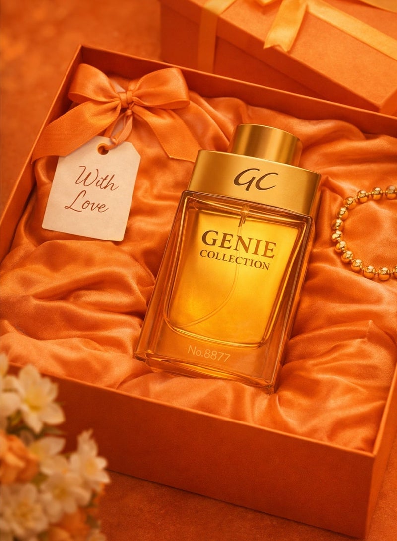 Genie Collection Luxury Men’s Perfume Genie Collection No. 8877 | Premium Long Lasting Perfume for Men with Aromatic, Fresh & Amber Accords – 25ml EDP - Image 4