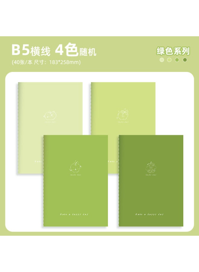 HELPS Creative High-value Gradient Color Car Line Notebook B5 Students Thickened Horizontal Line Notepad Prizes Stationery - Image 1