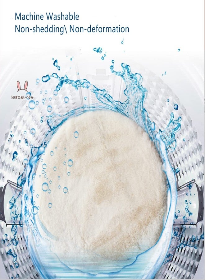 وسادة بديلة لبيت القطط من الفرو الصناعي على شكل بيضاوي مقاس 11 × 15 بوصة من SHENGOCASE، عبوة من قطعتين. وسادة سرير للقطط والكلاب، وسادة للنافذة أو برج الشجرة أو قفص النقل أو بيت الكلاب. - Image 5