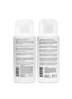 Peter Coppola A-Keratin Hydrating & Repairing Shampoo And Conditioner Duo - Strengthen And Repair Damaged Hair - Nourishes Hair For Soft Shiny Hair 10 Oz  - Image 2