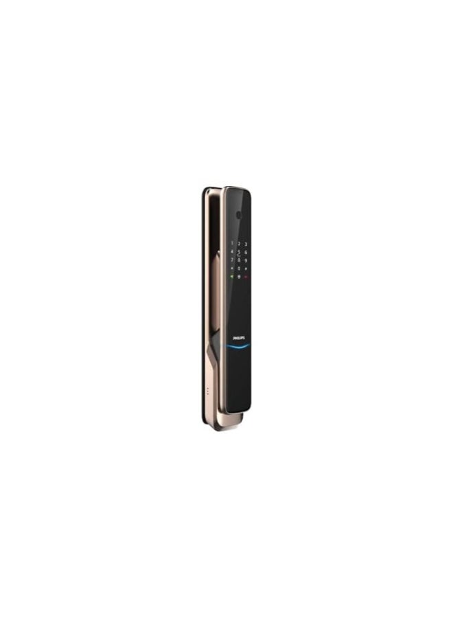 Philips EasyKey 9300 Smart Lock with Wi-Fi, EasyKey App Control, Fingerprint, RFID, PIN Code, Mechanical Key, Remote App Unlock, Automatic Locking Function, Copper - Image 5