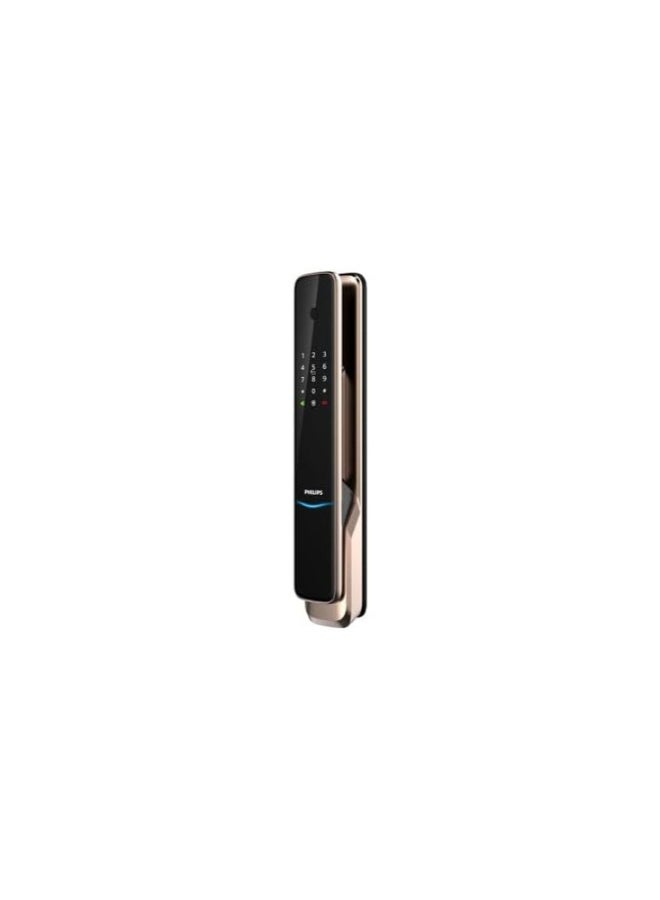 Philips EasyKey 9300 Smart Lock with Wi-Fi, EasyKey App Control, Fingerprint, RFID, PIN Code, Mechanical Key, Remote App Unlock, Automatic Locking Function, Copper - Image 2
