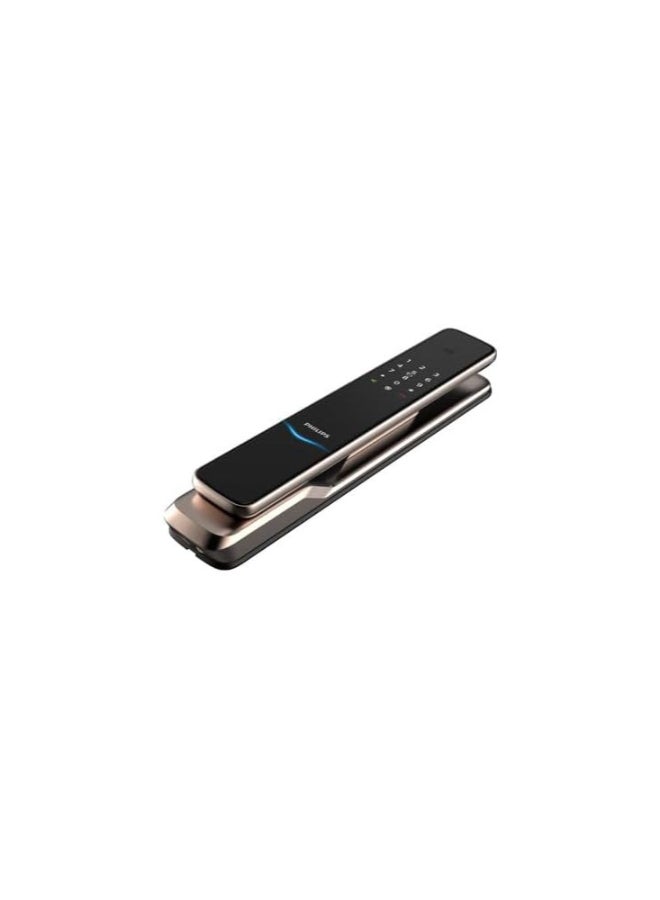 Philips EasyKey 9300 Smart Lock with Wi-Fi, EasyKey App Control, Fingerprint, RFID, PIN Code, Mechanical Key, Remote App Unlock, Automatic Locking Function, Copper - Image 3