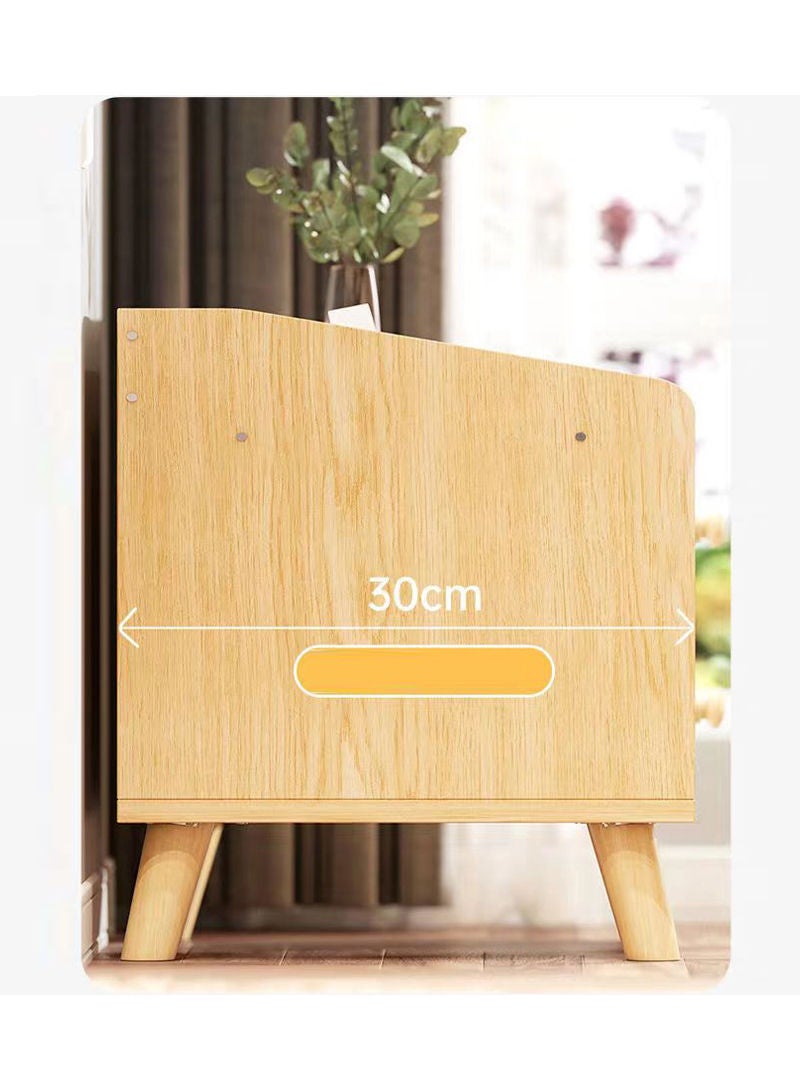 Sharpdo Modern Minimalist Multifunctional Bedroom Bedside Storage Cabinet - Image 5