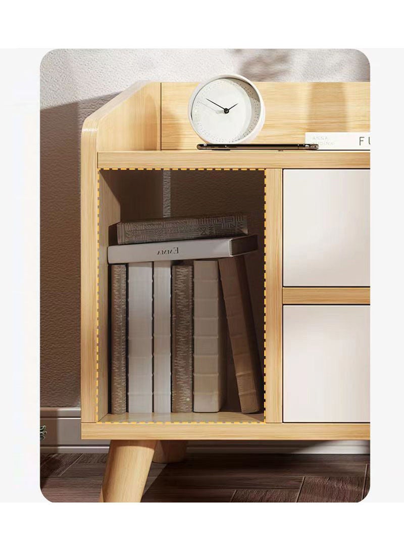 Sharpdo Modern Minimalist Multifunctional Bedroom Bedside Storage Cabinet - Image 3