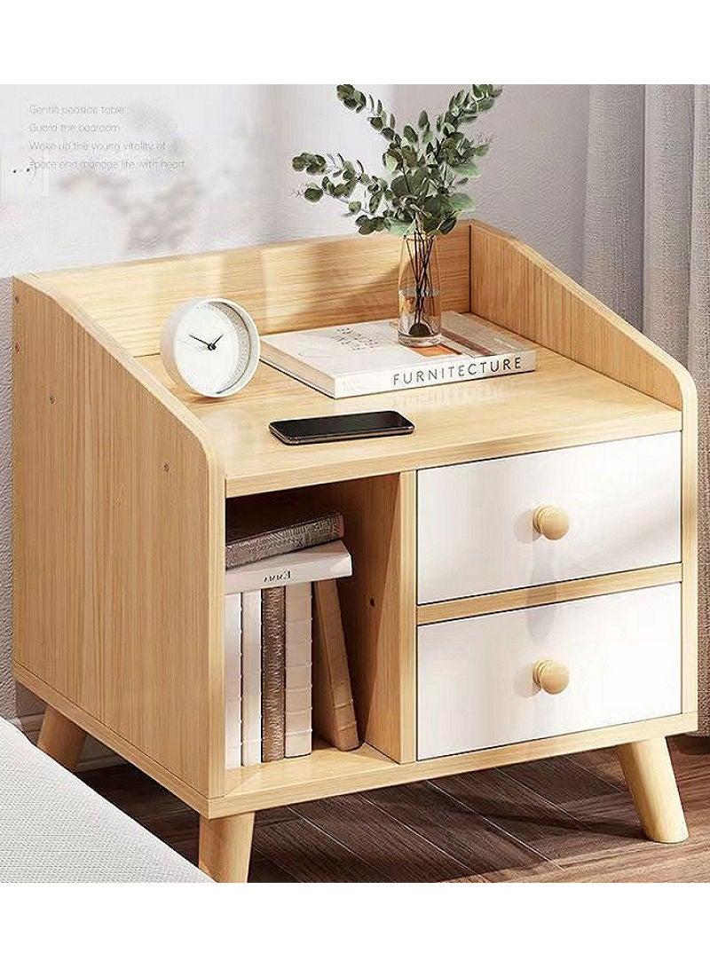 Sharpdo Modern Minimalist Multifunctional Bedroom Bedside Storage Cabinet - Image 2