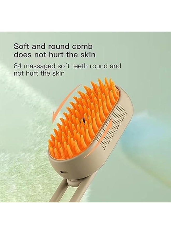 FALMER - Steam Brush for Cats and Dogs, 3 in 1 Cat Steamy Brush with Water Tank, Steam Brush for Massage for Long/Short Hair, for Grooming and Removing Pet Hair - Image 1