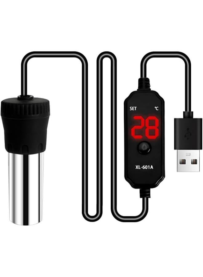 Generic Adjustable Heater USB with Temperature Display 25W  - Image 1