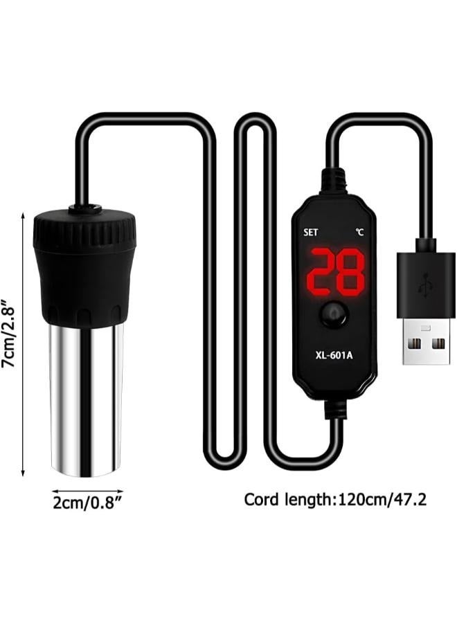 Generic Adjustable Heater USB with Temperature Display 25W  - Image 2