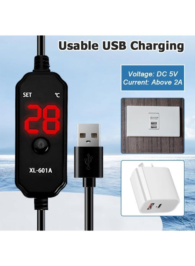 Generic Adjustable Heater USB with Temperature Display 25W  - Image 5