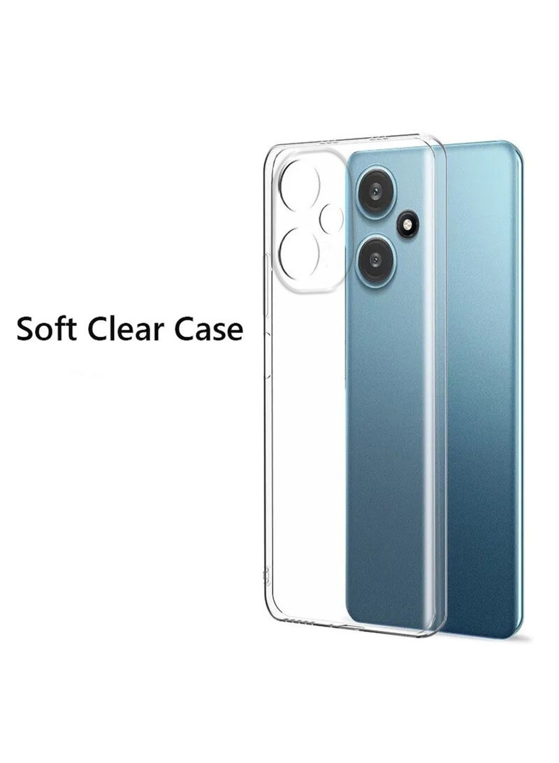 Techie Infinix Hot 30i TPU Soft Corner Ultra Slim Clear Case Shockproof Anti Fingerprint Transparent Protective Back Cover - Image 3