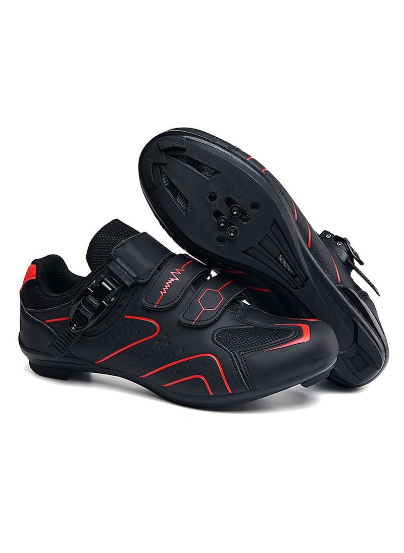 KUYING New Type of Road Lock Cycling Shoes Hard Sole Mountaineering Shoes Racing Sports Shoes 