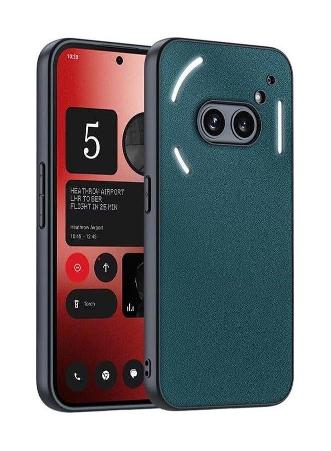 غطاء متوافق مع هاتف ناثينج (2a) بلس 5G، بتصميم من قماش الكربون، جلد خفيف الوزن، مقاوم للسقوط والصدمات، حماية مثالية.