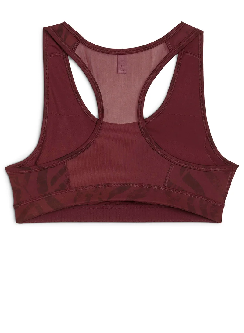 PUMA 4Keeps Padded Ribbon Stripe Printed Bra