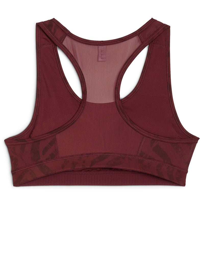 PUMA 4Keeps Padded Ribbon Stripe Printed Bra - Image 2