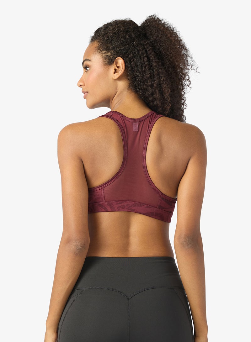 PUMA 4Keeps Padded Ribbon Stripe Printed Bra - Image 2