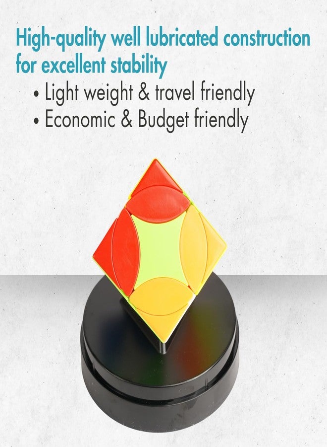 aCADZO Coin Cube Easy Turning & Smooth Puzzle - Toy for All Age Groups Travel Party (Coin Cube Stickerless) - Image 4