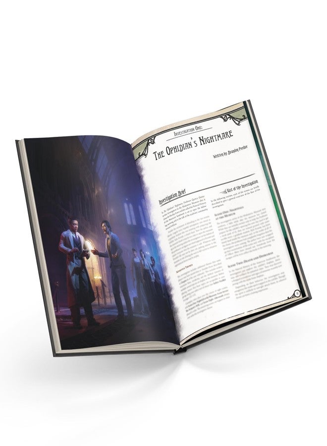 Asmodee Arkham Horror The Roleplaying Game Asmodee Arkham Mysteries Adventure Book - Three Standalone Scenarios, Immersive RPG for Kids & Adults, Ages 14+, 2-6 Players, 1+ Hour Playtime - Image 5