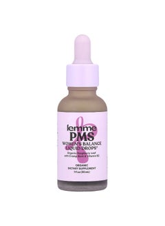 Lemme Lemme, PMS, Women's Balance Liquid Drops, 1 fl oz (30 ml)  - Image 1
