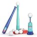 TOMLEON T Ball Stand for Kids and Toddlers 13 35 58 Baseball Set Includes 6 Large Balls an Adjustable Tball Batting Tee and a Pitching Machine Kids Bat and Ball TBall Sets for Kids - Image 4