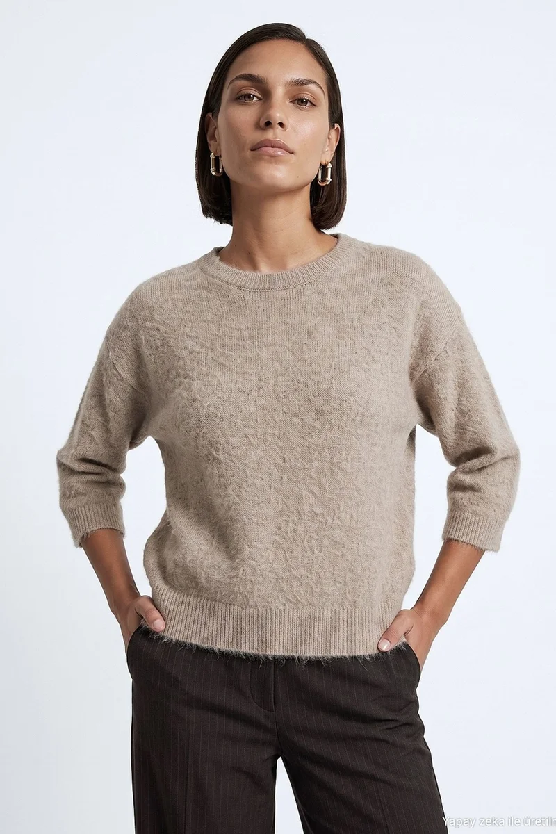 DILVIN Women's Wool Blend Sweater