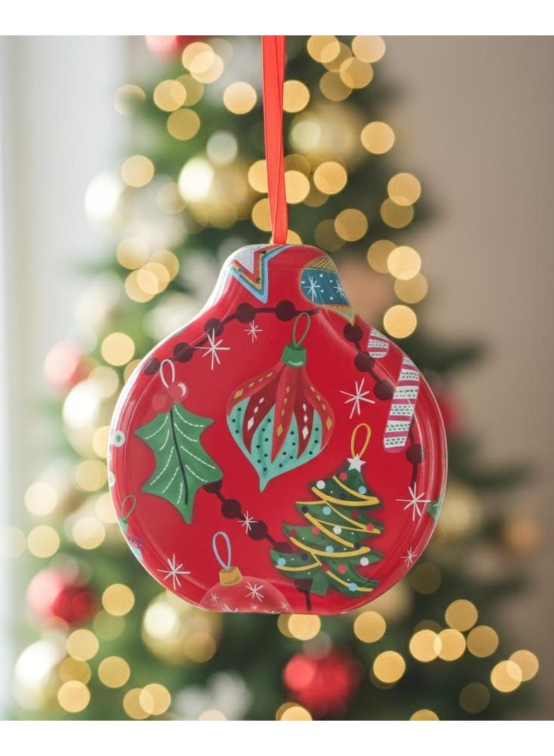 AKDC Red Hanging Candy Box 12 cm – Classic Christmas Decoration & Gift Box - Image 1