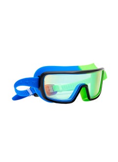Bling2O Cyborg Cyan Prismatic Kids Swimming Goggles - Ages 5+ - Anti Fog, No Leak, Non Slip, UV Protection - Hard Travel Case - Lead and Latex Free  - Image 1