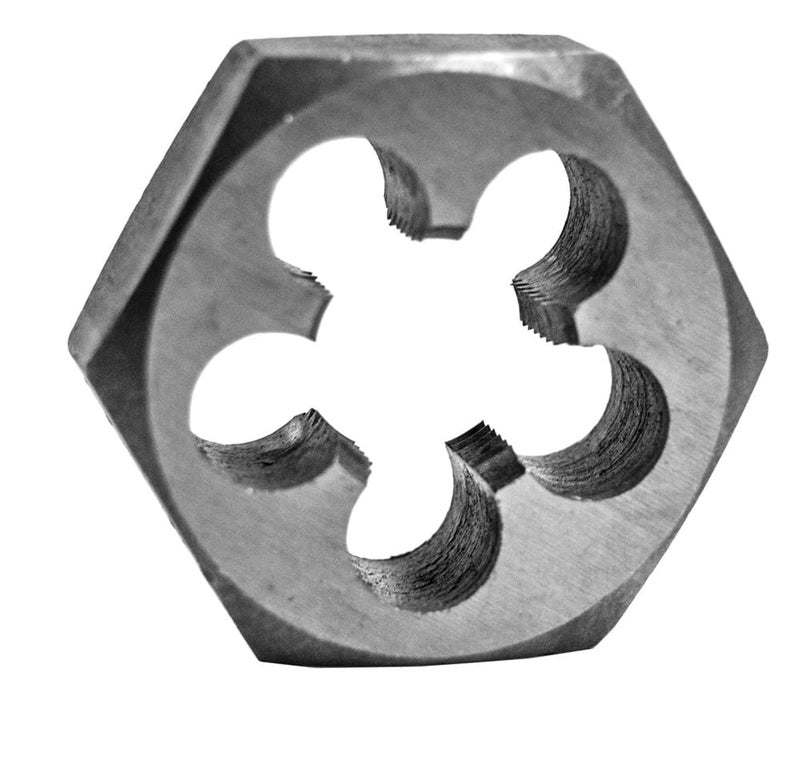 Century Drill Tool 98216 3416 NF Hex Die Precision Cut External Threads High Carbon Alloy Steel