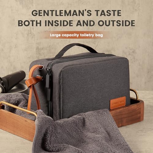 ROWNYEON Toiletry Bag for Men, Waterproof Travel Toiletry Bag with Hanging Accordion Design, Large Capacity Toiletries Bag for Easy Storage - Image 2