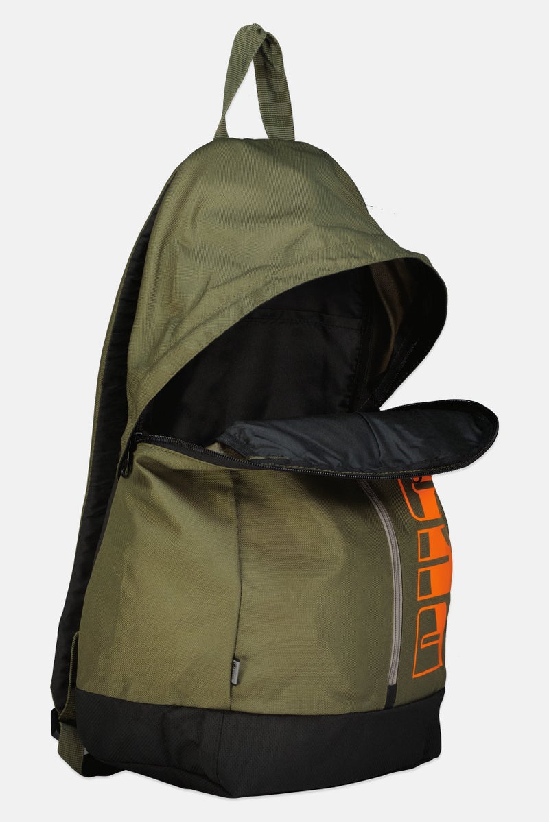 PUMA حقيبة ظهر رائد بشعار العلامة التجارية للرجال، زيتوني داكن - Image 3