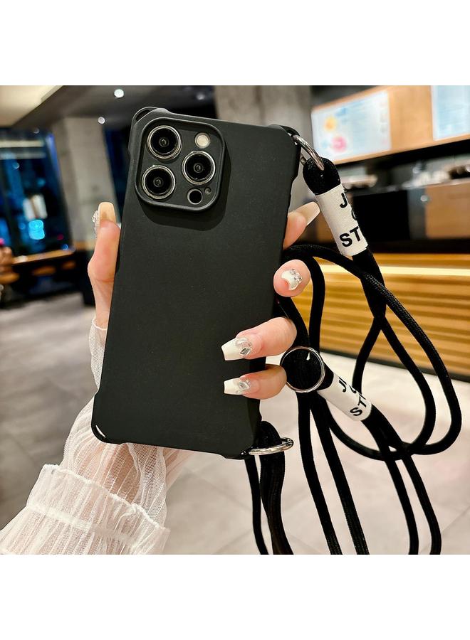 S-TOP Case For iPhone 14 Pro Crossbody Liquid TPU Four Corner Shockproof Phone Case - Image 1