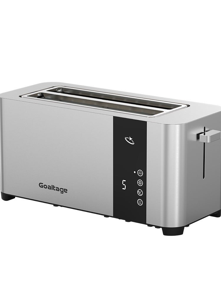 Goaltage Goaltage TST01 GoldenEdge Toaster with Multiple Functions, Smart Display, Adjustable Browning Control, Two Long Slots, Cable Storage and Easy Maintenance Functionality  - Image 4