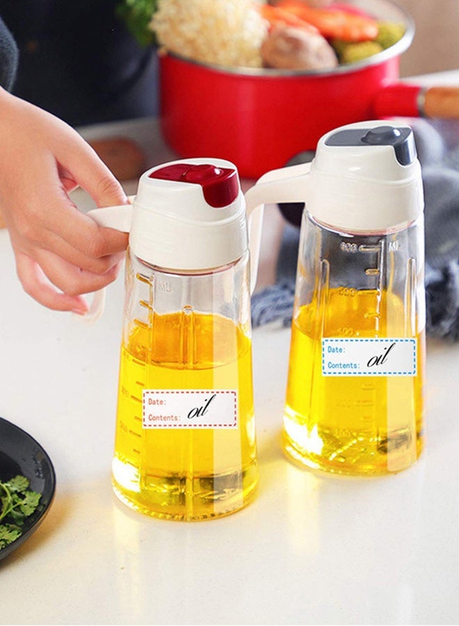 2 Rolls Of Removable Freezer Labels, Food Freezer Labels, Food Date Labels, Food Storage Stickers For Food Containers Jars, Kitchen Restaurant Storage Organization (Total 250 Pieces, Red, Blue) - Image 5