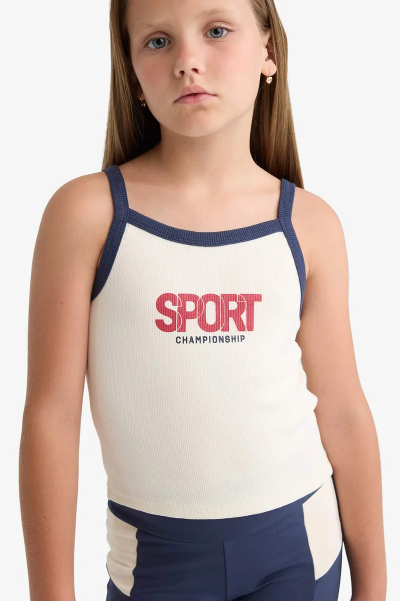 DeFacto Girl Slim Fit 3D Camisole Tank Top