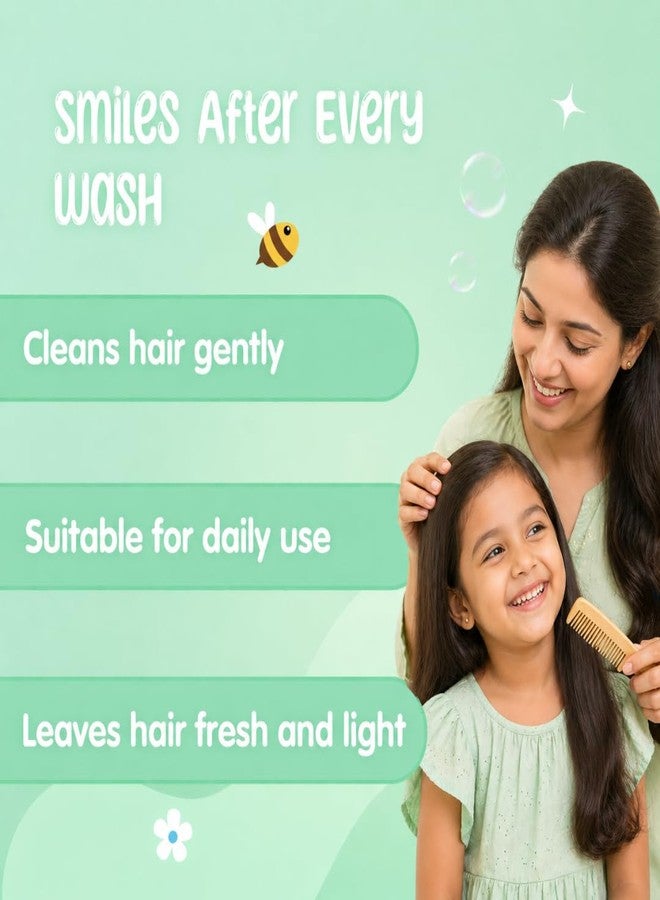 Puddles Kids No Knots Detangling Shampoo 300ml | Gentle Shampoo with Black Cumin, Fenugreek & Coconut Milk | Soft, Clean & Tangle-Free Hair Care for Kids - Image 4
