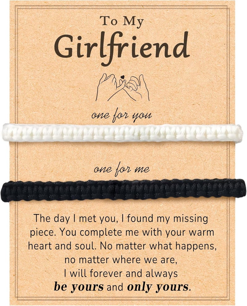Jeka Matching Bracelets for Couples Distance Promise Boyfriend Girlfriend Bf Gf Pulseras para Parejas - Image 1