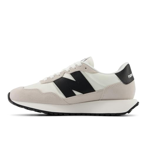 New Balance Women's 237 Sneaker, Black/Silver/Sea Salt, 6 - Image 1