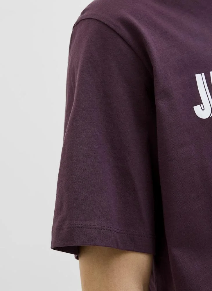 JACK & JONES Graphic Crew Neck Regular Fit T-Shirt