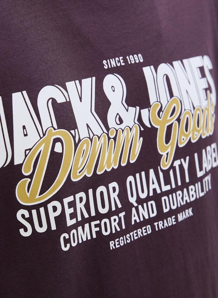 JACK & JONES Graphic Crew Neck Regular Fit T-Shirt - Image 4
