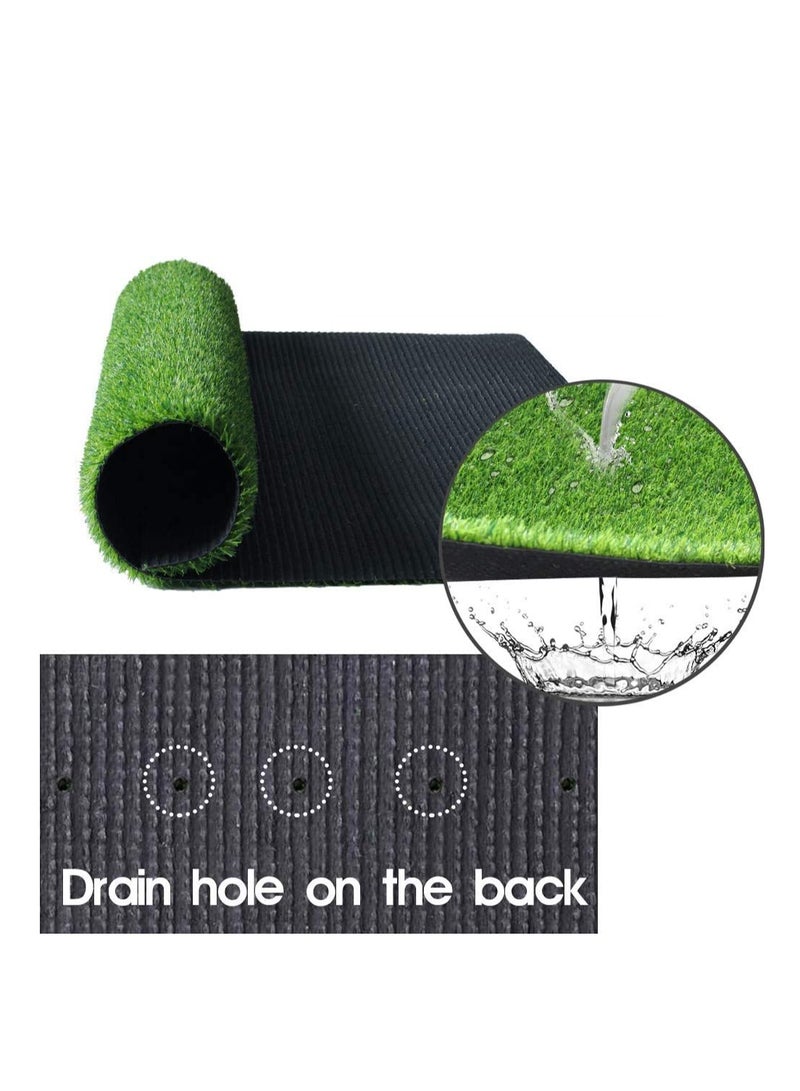 FFD Artificial Fake Grass Carpet Grass Mat Realistic & Thick Turf Lawn Rug Carpet Garden Carpet Artificial Grass Mat For Kids School Play Area Fake Grass(2X5)Meters - Image 4